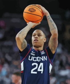 UConn Huskies Basketball Player Paint By Numbers