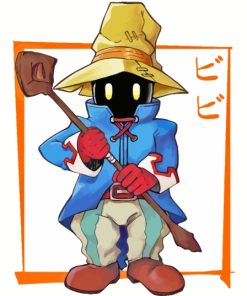 Vivi Ornitier Game Character Art Paint By Numbers