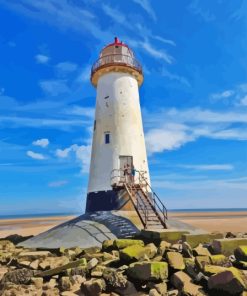 Wales Talacre Lighthouse Paint By Numbers