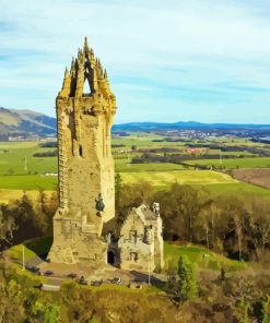 Wallace Monument Paint By Numbers