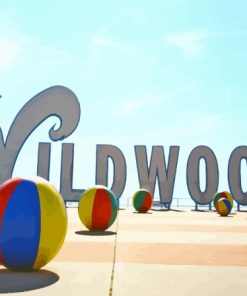 Wildwood New Jersey Paint By Numbers