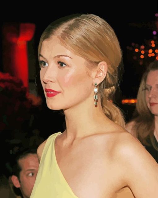 Young Rosamund Pike Paint By Numbers