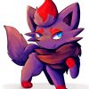 Zorua Species Art Paint By Numbers