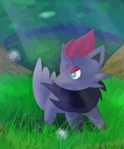 Zorua Species Paint By Numbers