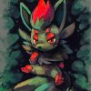 Zorua Art Paint By Numbers