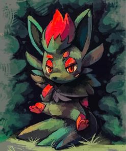 Zorua Art Paint By Numbers