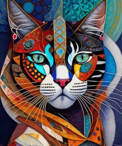 Artistic Cat Paint By Numbers