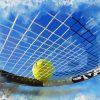 Abstract Tennis Racket Ball Paint By Numbers