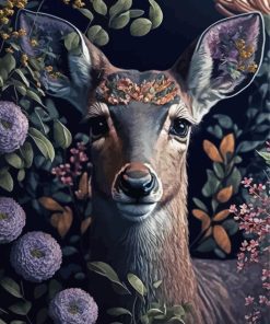 Adorable Deer Paint By Numbers