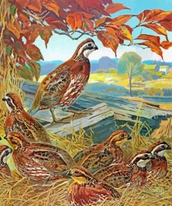 Bevy of Quails Paint By Numbers