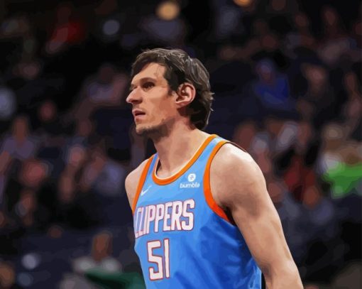 Boban Marjanovic Basketballer Paint By Numbers