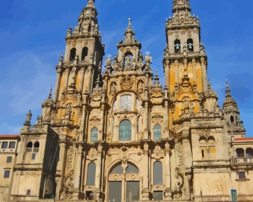 Cathedral of Santiago de Compostela Paint By Numbers