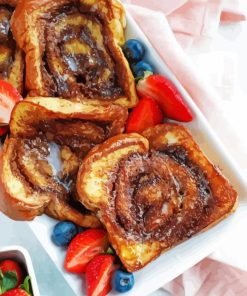 Cinnamon Swirl French Toast Paint By Numbers