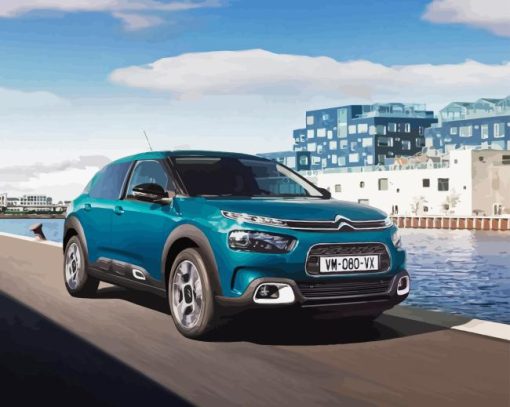 Citroen Cactus Car Paint By Numbers