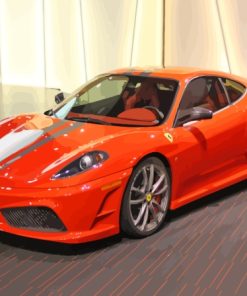 Ferrari Scuderia Sport Car Paint By Numbers