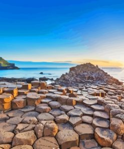 Giant's Causeway Northern Ireland Paint By Numbers