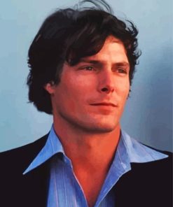 Handsome Christopher Reeve Paint By Numbers