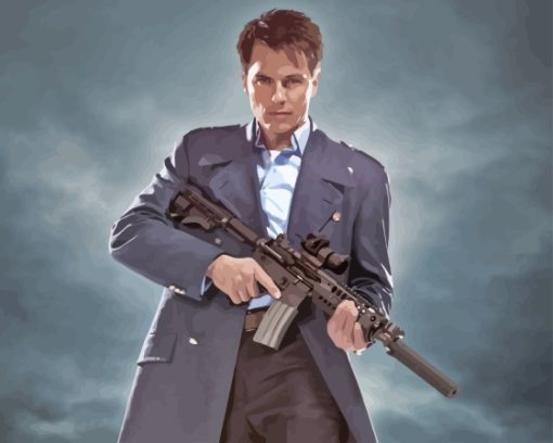 Captain Jack Harkness Paint By Numbers