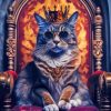 King Cat Paint By Numbers