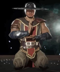 Kung Lao Mortal Kombat 11 Game Paint By Numbers