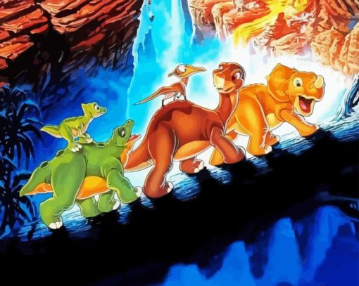 Land Before Time Paint By Numbers