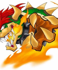 Mario Character Bowser Paint By Numbers