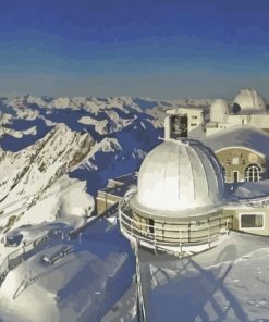 Observatoire Pic Du Midi Paint By Numbers