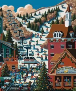 Park City Utah Paint By Numbers