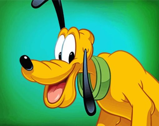 Pluto Dog Paint By Numbers