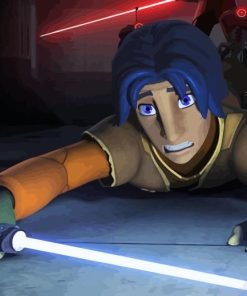 Star Wars Ezra Bridger Paint By Numbers