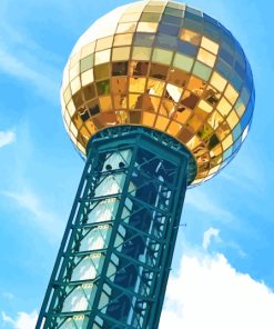 Sunsphere Tower Paint By Numbers