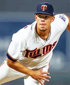 The Baseball Player Jose Berrios Paint By Numbers