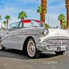 White 1957 Buick Paint By Numbers