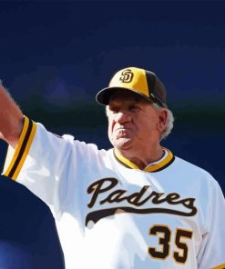 Baseballer Randy Jones Paint By Numbers