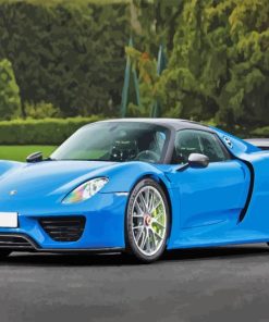 Porsche 918 Spyder Car Paint By Numbers