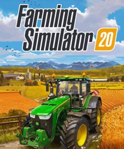 Farming Simulator Poster Paint by Numbers