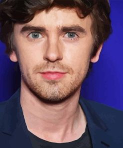 Freddie Highmore Face Paint By Numbers