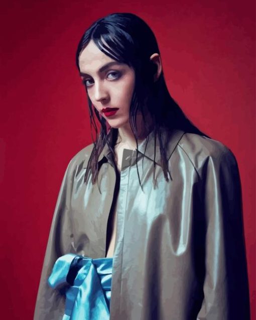 Garance Marillier Photoshoot Paint by Numbers