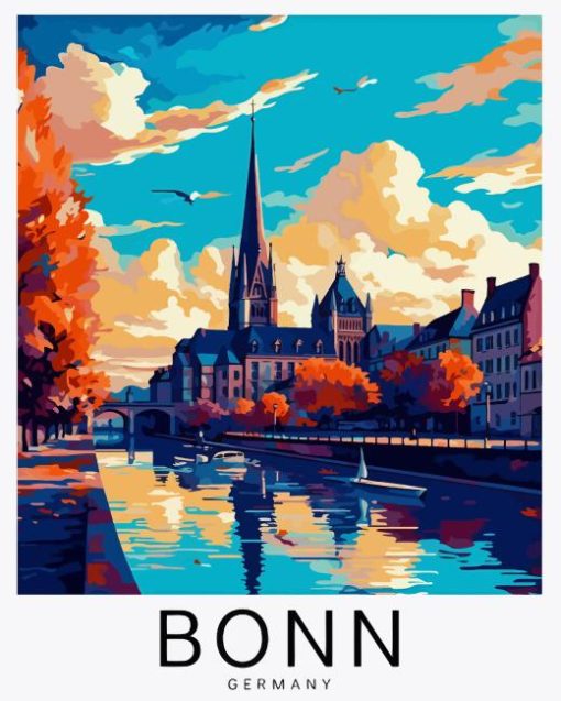 Germany Bonn Paint by Numbers