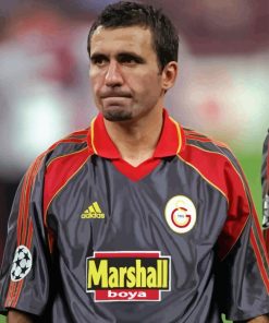 Gheorghe Hagi Footbal Paint By Numbers