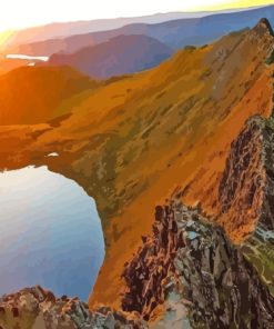 Helvellyn Sunset Time Paint By Numbers