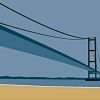 Humber Bridge Illustration Paint by Numbers