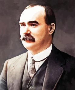 James Connolly Irish Political Leader Paint By Numbers