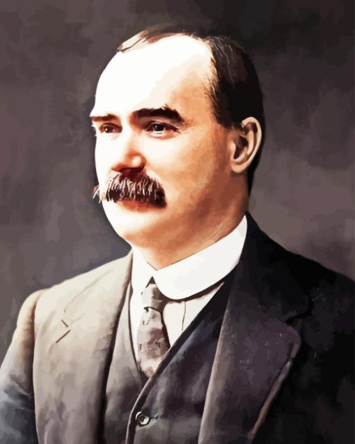 James Connolly Irish Political Leader Paint By Numbers