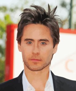 Jared Leto With Short Hair Paint By Numbers