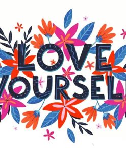 Love Yourself Quotes Paint by Numbers