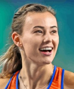 Nadine Visser Dutch Hurdler Paint By Numbers