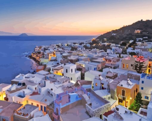 Nisyros Buildings In Greece Paint By Numbers