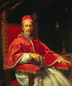 Pope Clement IX Portrait Paint By Numbers