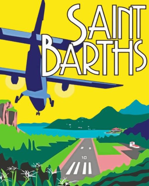 Saint Barthelemy Paint by Numbers